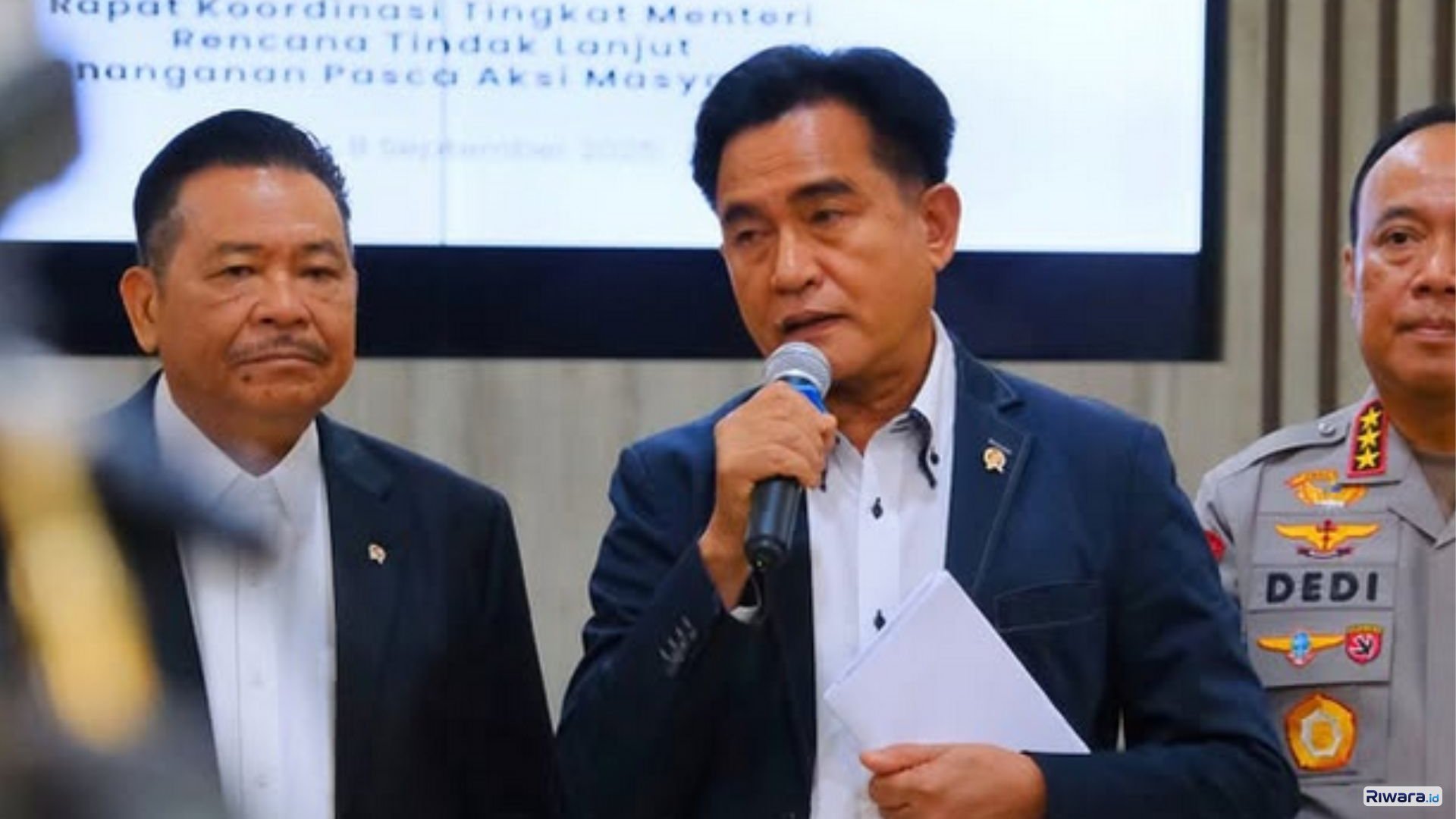 Menteri Koordinator Bidang Hukum, HAM, Imigrasi dan Pemasyarakatan (Menko Kumham Imipas) Yusril Ihza Mahendra